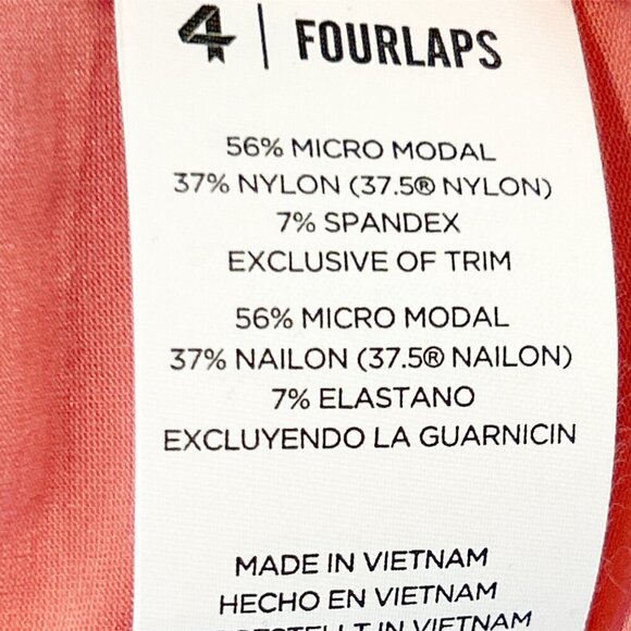 Fourlaps Women's Long Sleeve Cropped Recharge Tee Strawberry Size XXL NWT - Picture 6 of 8